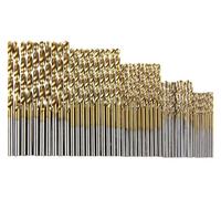 BSWXX Kit de mini-forets hélicoïdaux 0,4 à 3,2 mm, 150 pièces, en acier rapide, micro-foret hélicoïdal précision for le travail du bois, plastique et l'aluminium, ensemble forets .0525