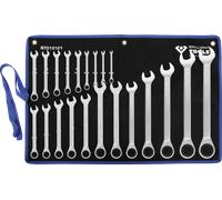 Brilliant Tools - Jeu de clés mixtes à cliquet BT013121 21 pièces 6-32 mm
