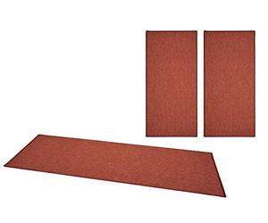 BT Carpet Tour de lit décontracté en Boucle Fine - Couleur Terre Cuite - 67 x 140 cm (2) - 67 x 250 cm