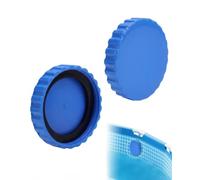 BTACGWP Bouchon Hivernage Piscine Lot de 2, Bleu - Joint d'Étanchéité Universel pour Piscines à Cadre, Protection Anti-Gel Filtres, Empêche Fuites, Kit Fermeture Automne Accessoire