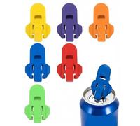 BTACGWP Ouvre-Boîte Canettes Manuel Lot de 6 (6 Couleurs) Plastique ABS - Poignée Antidérapante - Ouverture Sans Bords Coupants pour Soda & Bière