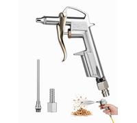 BTACGWP Soufflette Air Comprimé, Pistolet Haute Pression 1 Pièce avec Court Embout Remplaçable, Flux Stabilisé pour Séchage Rapide et Nettoyage Précis Atelier Auto