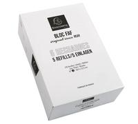 Bte 5 recharges FAF 18,5 X 11,5 cm n°3 170 feuilles unies
