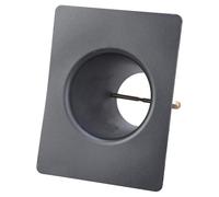 Btgghytr Adaptateur de gouttière en acier inoxydable noir texturé avec chaîne de gouttière pour extérieur, maison, jardin, pluie