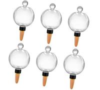 Btgghytr Pointes d'arrosage transparentes de grande capacité pour plantes - 538,6 g - Systèmes d'arrosage à libération lente pour les vacances - Pour l'entretien des plantes d'intérieur - Globes