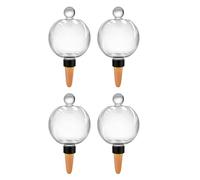 Btgghytr Pointes d'arrosage transparentes de grande capacité pour plantes - 538,6 g - Systèmes d'arrosage à libération lente pour les vacances - Pour l'entretien des plantes d'intérieur - Globes