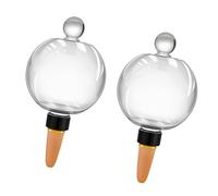 Btgghytr Pointes d'arrosage transparentes de grande capacité pour plantes - 538,6 g - Systèmes d'arrosage à libération lente pour les vacances - Pour l'entretien des plantes d'intérieur - Globes