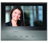Bticino CLASSE300 X13E Poste intérieur vidéo avec écran tactile 7 pouces, 4 touches sensitives, application smartphone, extension du kit Réf. 363911, Noir, 344643
