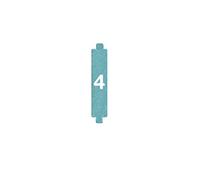 BTicino 3501/4 Cavaliers de Configuration pour Système BUS avec Marquage 4, Lot de 10