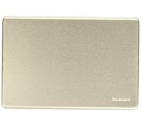 Bticino 503/0/X/F Magic Plaque sans œil, Aluminium anodisé