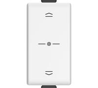 Bticino AM4027CWI Commande volet roulant connectée sans fil Matix Smart, pour lever et abaisser les stores avec le smartphone ou avec Alexa, Siri et Google Home, 1 place, blanc