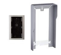 BTicino BT343061 Accessoire pour Montage en Encastré Des Platines de Rue Linea, Sfera et Sfera New & 343051 Visière Anti-pluie pour Platines de Rue Linea 3000, Gris
