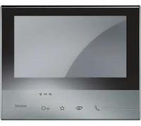 Bticino CLASSE300 X13E Poste intérieur vidéo avec écran tactile 7 pouces, 4 touches sensitives, application smartphone, extension du kit Réf. 363911, Noir, 344643
