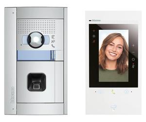 BTICINO, ensemble vidéo Flex'ONE, SFERA ekey-Fingerprint, CLASSE300EOS, 2 fils, 1 pièce.
