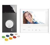 Bticino FLEX VIDEO L3000 BLACK + X13E Set d'interphones vidéo Wi-Fi Station intérieure vidéo, Station extérieure noir, blanc