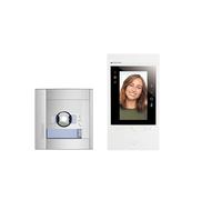 BTICINO, Flex'ONE 363518 Kit Classe 300EOS avec Netatmo + Sfera, premier emplacement vidéo Wi-Fi intelligent avec Alexa intégré, caméra couleur optimisée, écran tactile 5", application Home +