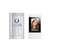 BTICINO, Flex'ONE 363520 Kit Classe 300EOS avec Netatmo + Sfera Code, premier emplacement vidéo Wi-Fi intelligent avec Alexa, écran tactile 5", caméra couleur optimisée, application Home + Security,
