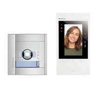 BTICINO, Flex'ONE 363918 Kit Classe 300EOS avec Netatmo + Sfera, premier emplacement vidéo Wi-Fi intelligent avec Alexa intégré, écran tactile 5", application Home + Security, technologie 2 fils