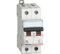 BTicino FN82C50 - Disjoncteur Magnétothermique C50 2P 2M 6kA Vn= 400 Vac