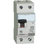 BTicino GN8813A10 Interrupteur Magnétothermique Différentiel BTDIN60 1P+N Type A