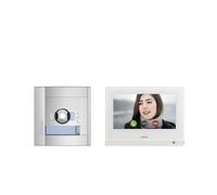 BTICINO, Interphone vidéo Flex One 905227 - Kit 1 maison familiale - Écran tactile 2 fils 7" et Wi-Fi - Bureau extérieur SFERA : 135°/96° - Caméra couleur optimisée 5 mégapixels - IP54, IK10
