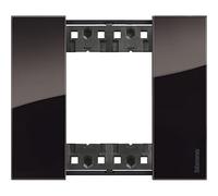 Bticino KA4802DG Living Now Plaque 2 places, nuit