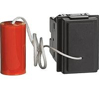 Bticino KG4033 Bouton à tige 10A 250Vac, série Living Now, 1 module, couleur noire