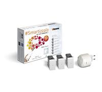Bticino Kit de lumières connectées Matix Smart SAM3601KIT, avec 1 passerelle plug-in S36GWDC et 3 déviateurs connectés AM4003C, pour allumer et éteindre les lumières avec le smartphone ou avec Alexa,
