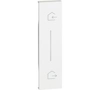 Bticino KW40 Coque avec Symbole Entrer&Sortie, série Living Now, à appliquer sur Commande scénario sans Fil (Art. K4570CWI), Coque Lumineuse, 1 Module, Couleur Blanche, fabriquée en Italie