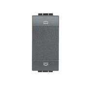 Bticino Livinglight Double Bouton Emboîté Anthracite - L4037N