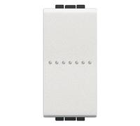 BTicino Livinglight Interrupteur axial, Anthracite, Blanc, SN4051AF