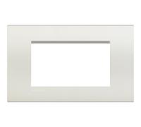 BTicino LivingLight Plaque, 4 modules, multicolore, blanc, LNA4804BI