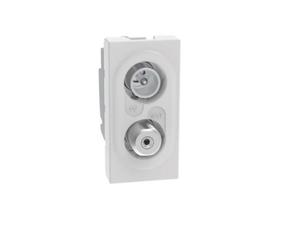 Bticino MatixGo Direct TV Sat socket 1 module blanc - JW4214D