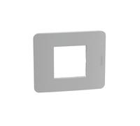 BTICINO MatixGO Plaque matériau technopolymère Gris JA4802JG Plaque MatixGO 2 modules