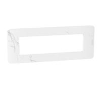 BTICINO MatixGO Plaque matérielle technopolymère Carrara JA4807EM Plaque MatixGO 7 modules