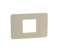 BTICINO MatixGO Plaque matérielle technopolymère Ivoire JA4819TI Plaque MatixGO 2 modules centrés