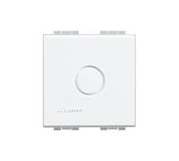 BTicino N4951 Obturateur avec Empreinte Défonçable, Livinglight, 2 Modules, Blanc
