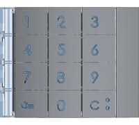 BTICINO Plaque frontale Clavier à dix touches Allstreet, 1 pièce.