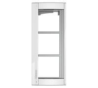 BTICINO poste de porte à cadre 3f UP ws alu 138x327x15mm