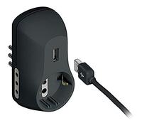 Bticino s3613gu Multiprise Bloc d'alimentation B3 avec Prise USB, 1.5 A, Noir