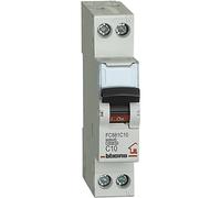 Bticino SFC881C10 FP btdin45 Commutateur, Magnétothermique, C10, 1P+N, 1 m, 4500 A, 10 A