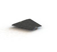 BTICINO station de porte cadre 3f UP anth alu 138x327x15mm