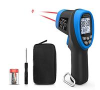 BTMETER BT-1500 Thermomètre infrarouge, pyromètre sans contact, D : S 30:1, thermomètre laser, de -58 ℉ à 2732 ℉ (-50 °C ~ 1500 °C), pistolet de température infrarouge numérique pour l'industrie HVAC