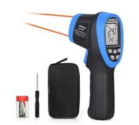 BTMETER BT-1800 Pyromètre sans contact Pistolet Thermomètre infrarouge -58 ~ 3272 °F (-50 ~ 1800 ℃) DS 50:1 pour four de fusion de métaux Four de fer forgé Testeur Tempe (pas pour température humaine)
