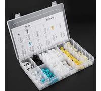 BTOSEP Assortiment de 210 clips de garniture de porte de voiture, kit de rivets à pression durables pour une installation facile et une utilisation universelle