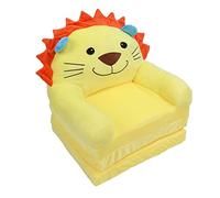 BTOSEP Canapé pliable pour enfants, lit en peluche avec accoudoirs pour bébé, design doux et confortable (3 niveaux)