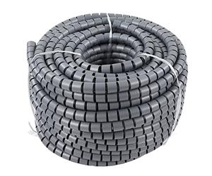 BTOSEP Enrouleur de câble spiralé, protection d'isolation flexible pour câbles d'ordinateur et appareils, matériau PE durable, diamètre 28 mm, 40 m