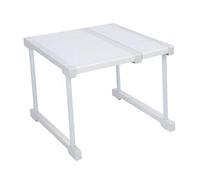 BTOSEP Étagère extensible en acier au carbone pour placard de cuisine sous évier, installation facile, pour armoires et salles de bain (longueur 27-38 cm)