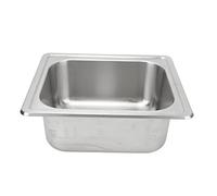 BTOSEP Évier de bar en acier inoxydable brossé pour salle de bain, cuisine, camping-car, yacht, 480 x 430 x 150 mm