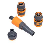 BTOSEP G1/2 Ensemble de buses de pulvérisation d'eau en ABS durable avec connexion rapide pour arrosage du jardin et nettoyage extérieur